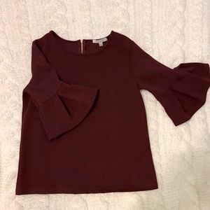 BELL BOTTOM SLEEVED BLOUSE
